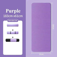 Tapis de Yoga Épais 10mm/20mm