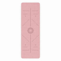 tapis de yoga pliable rose