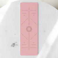 tapis de yoga pliable rose