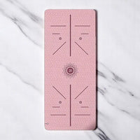 tapis de yoga rose