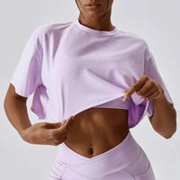 Tee-shirt Yoga Femme Court