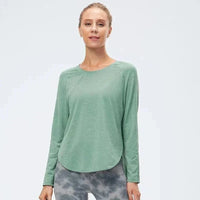 Tee-shirt Yoga Femme Manches Longues