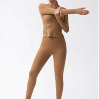 Veste Sport Manches Longues Moulante | Yogaova
