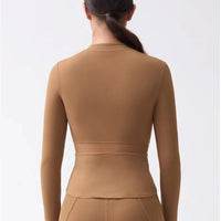 Veste Sport Manches Longues Moulante | Yogaova