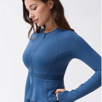 Veste Sport Manches Longues Moulante | Yogaova