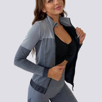 Veste Sport Running Fermeture Éclair | Yogaova