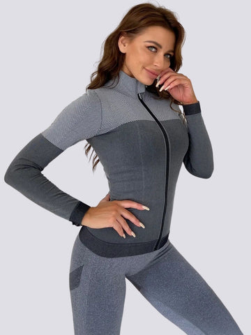 Veste Sport Running Fermeture Éclair | Yogaova