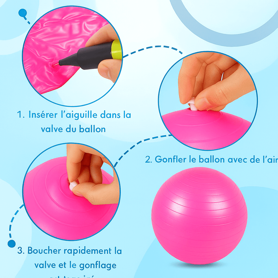 ballon pilates 55 cm