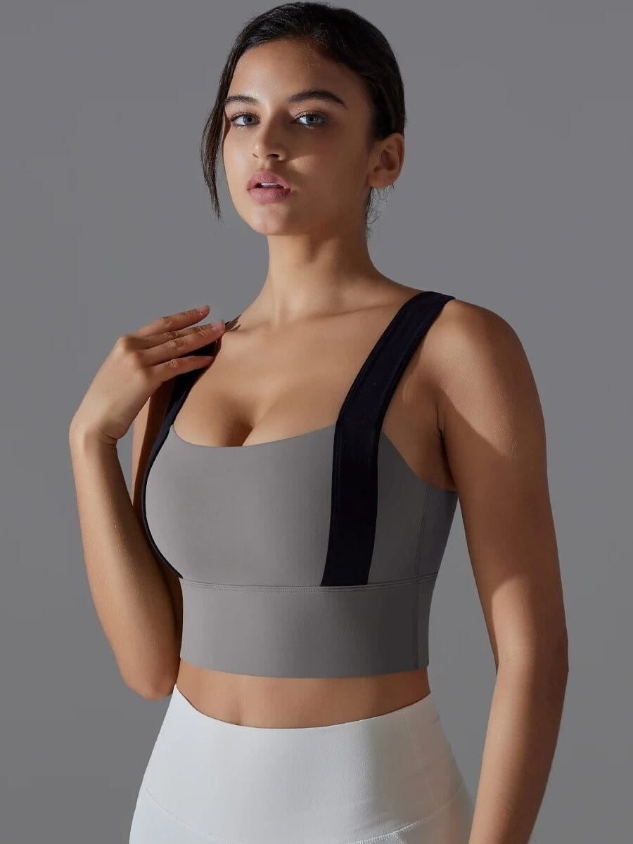 Brassière de sport - Modèle Luxe Bicolore | Yogaova