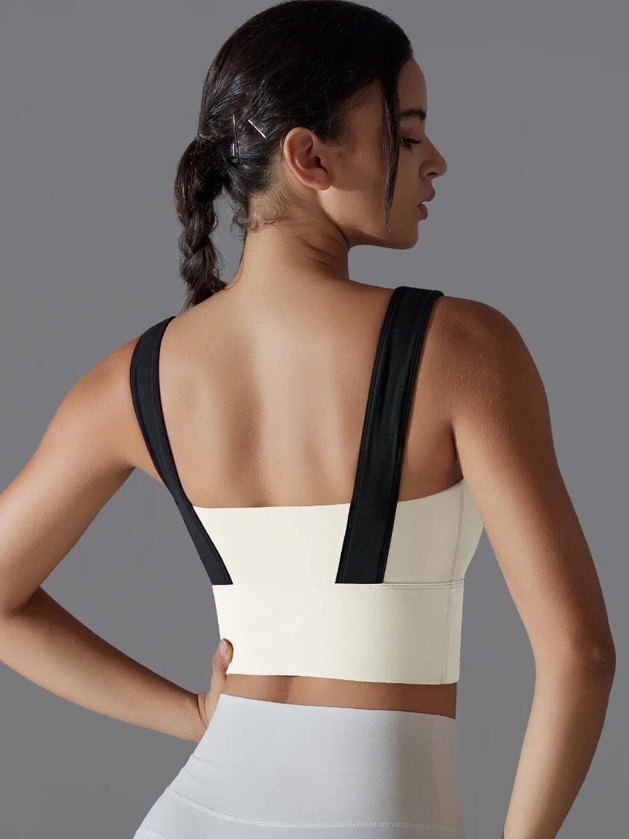 Brassière de sport - Modèle Luxe Bicolore | Yogaova