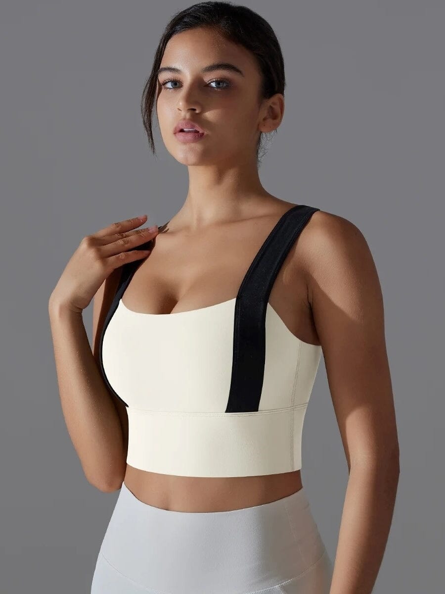 Brassière de sport - Modèle Luxe Bicolore | Yogaova