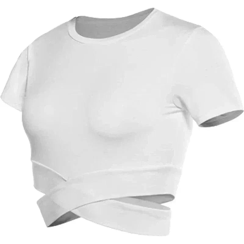 Brassière de Yoga Design Entrecroisé