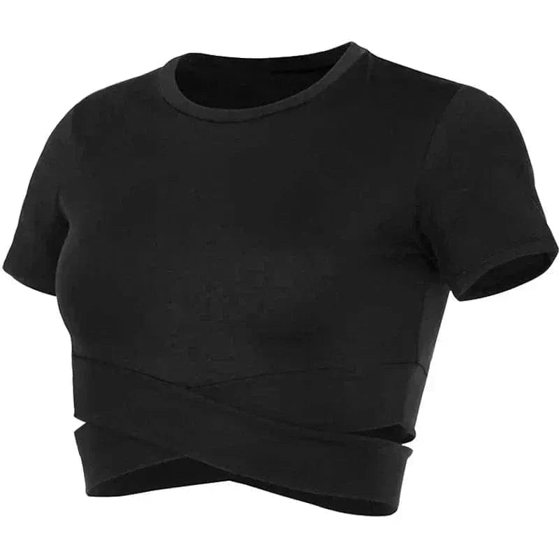 Brassière de Yoga Design Entrecroisé