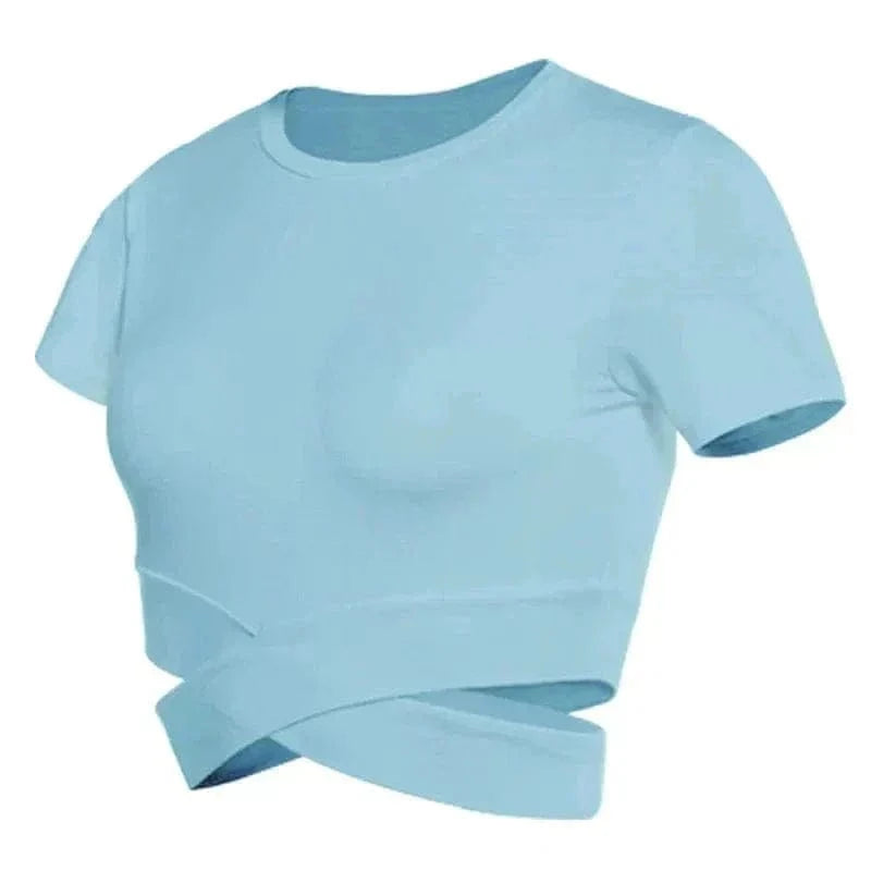 Brassière de Yoga Design Entrecroisé