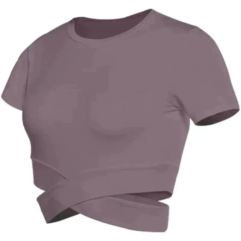Brassière de Yoga Design Entrecroisé