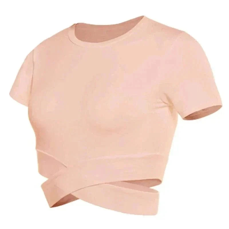 Brassière de Yoga Design Entrecroisé
