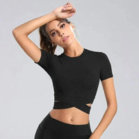 Brassière de Yoga Design Entrecroisé