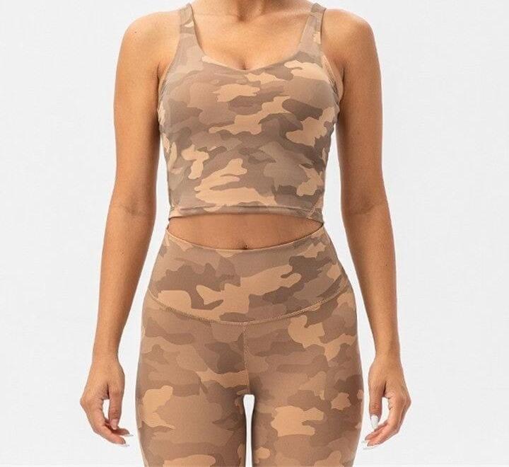 Brassière Sport Camouflage  | Yogaova