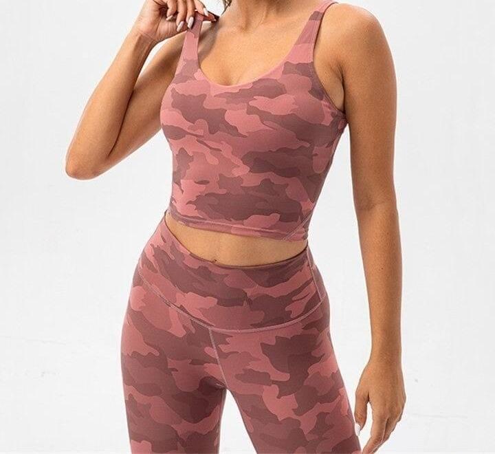 Brassière Sport Camouflage  | Yogaova