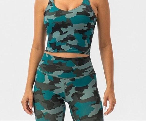 Brassière Sport Camouflage  | Yogaova