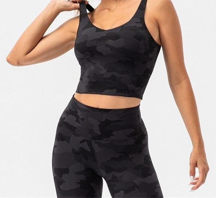 Brassière Sport Camouflage  | Yogaova