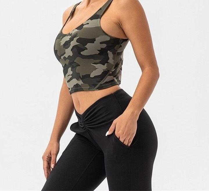 Brassière Sport Camouflage  | Yogaova
