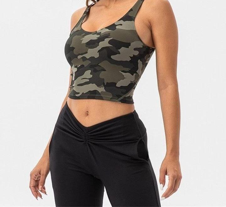 Brassière Sport Camouflage  | Yogaova