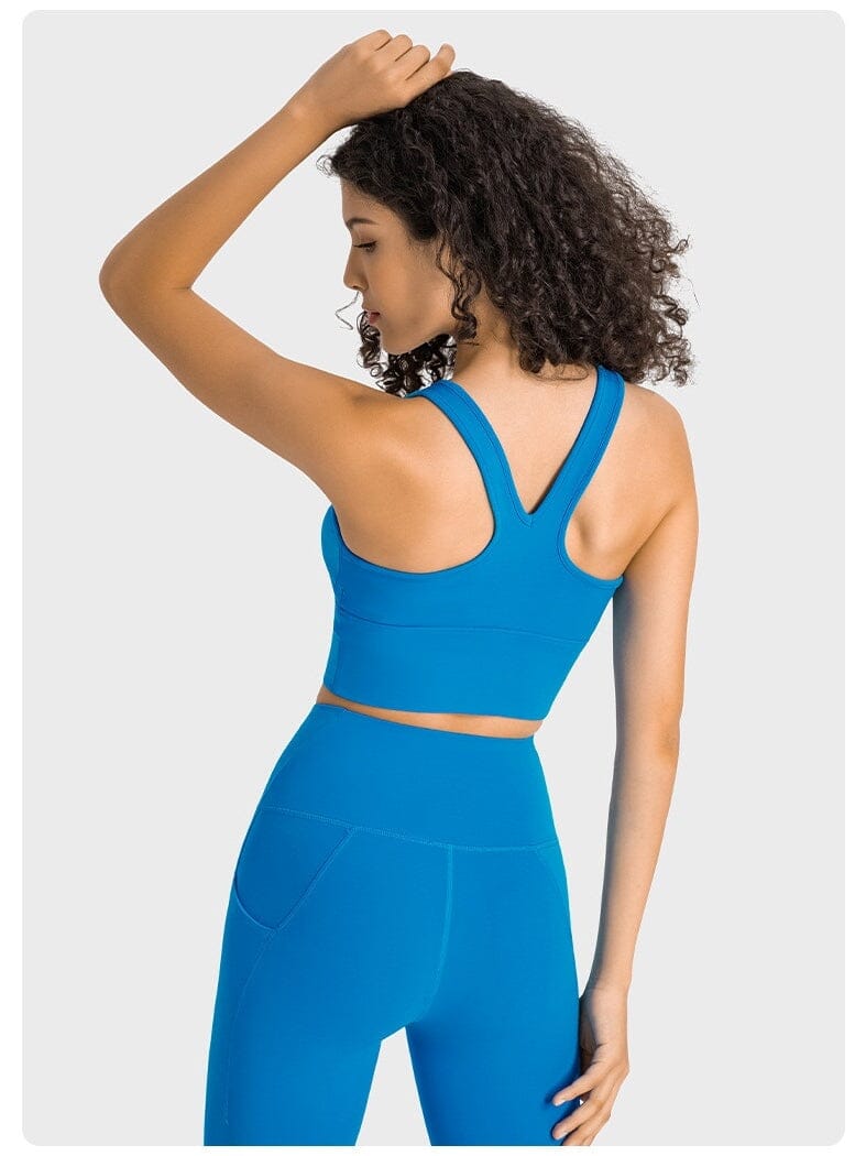 Brassière Sport Dos Nageur Push Up | Yogaova