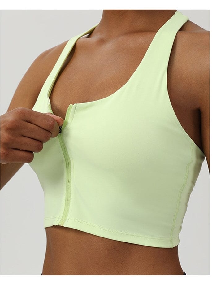 Brassière Sport Fermeture Devant | Yogaova
