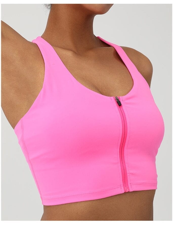 Brassière Sport Fermeture Devant | Yogaova