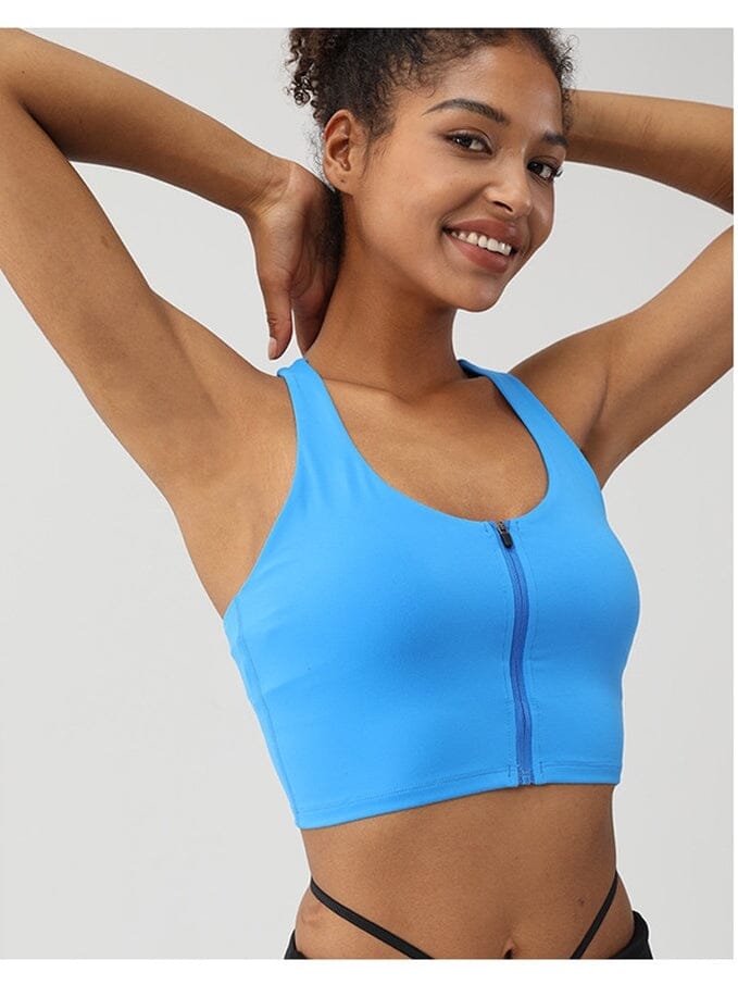 Brassière Sport Fermeture Devant | Yogaova