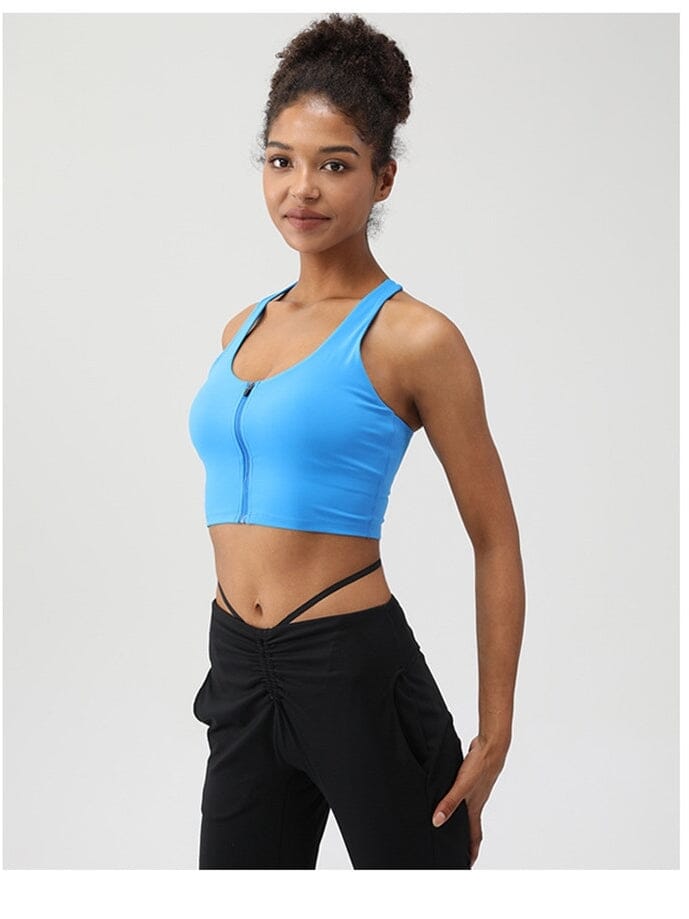 Brassière Sport Fermeture Devant | Yogaova