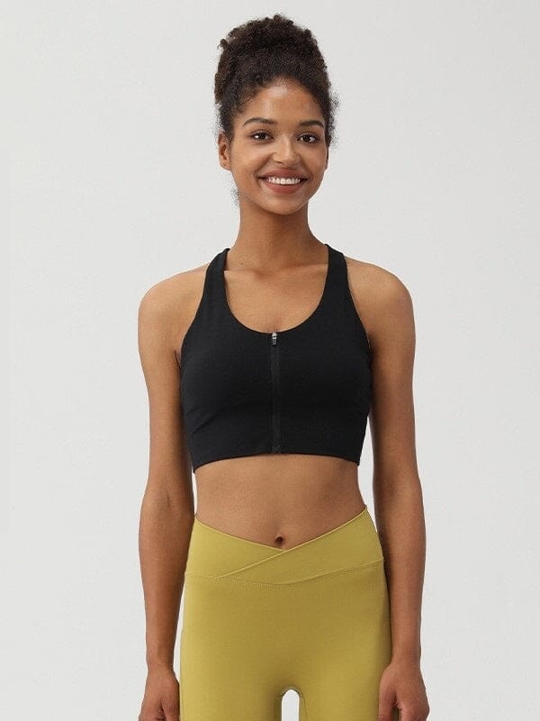 Brassière Sport Fermeture Devant | Yogaova