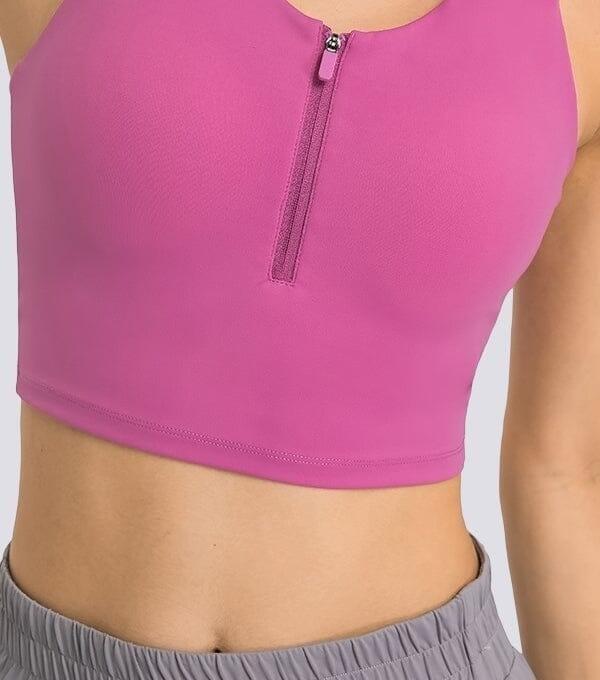 Brassière Sport Fermeture Éclair  | Yogaova