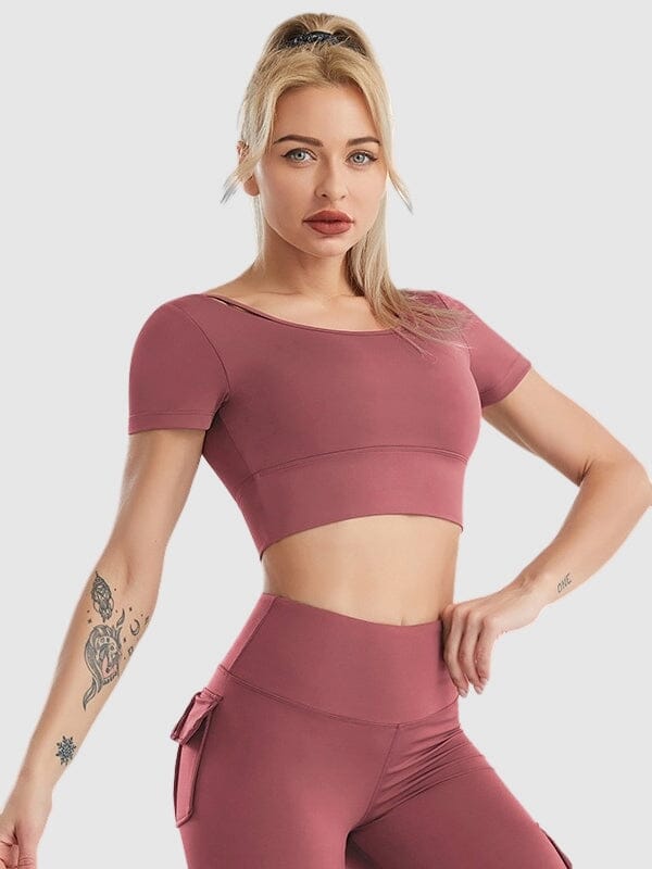Brassière Sport Manches Courtes | Yogaova