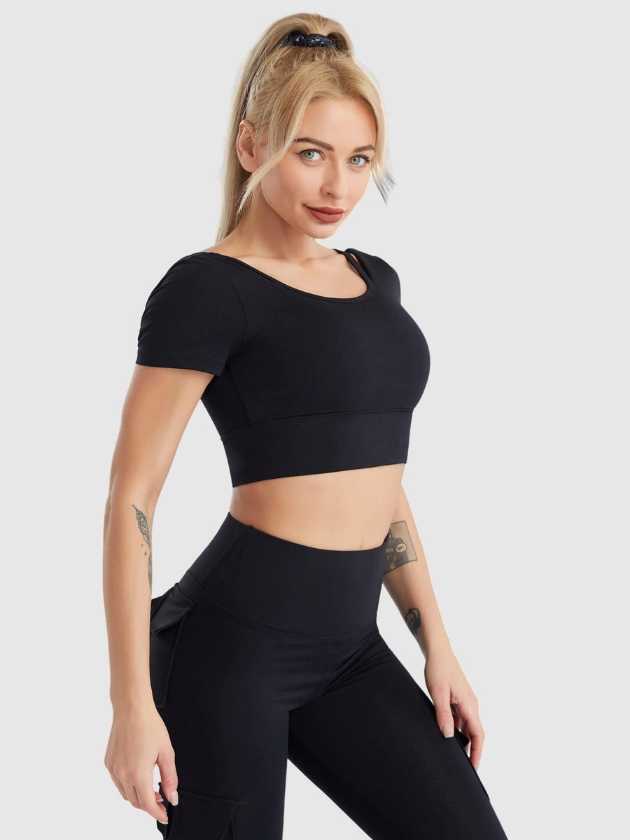 Brassière Sport Manches Courtes | Yogaova