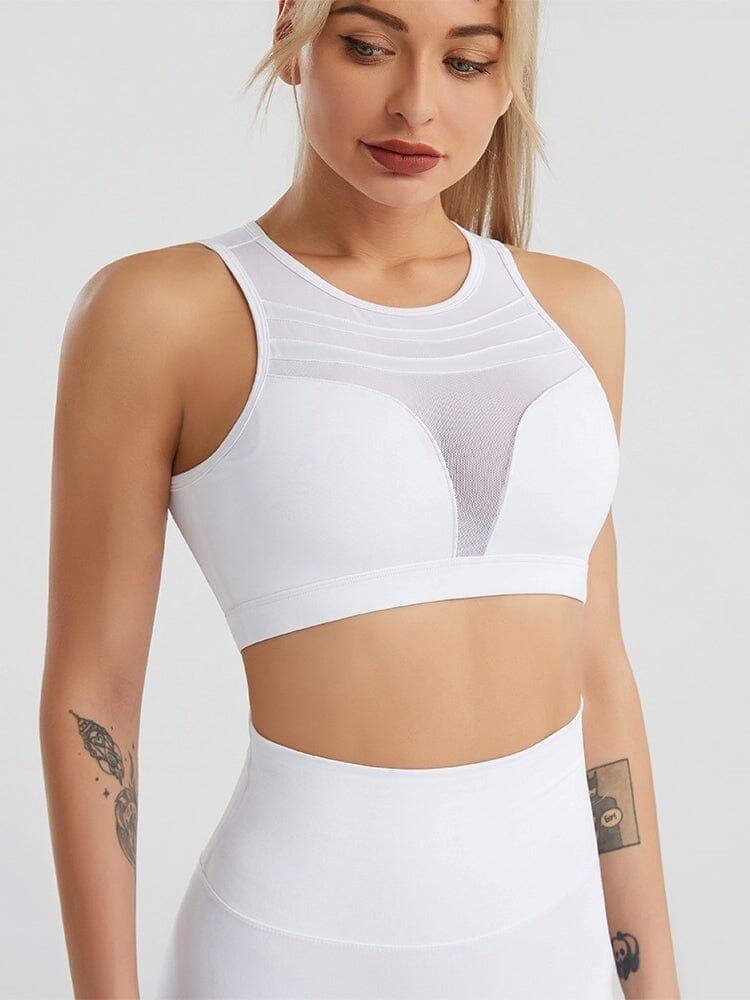 Brassière Sport Transparence Maille | Yogaova