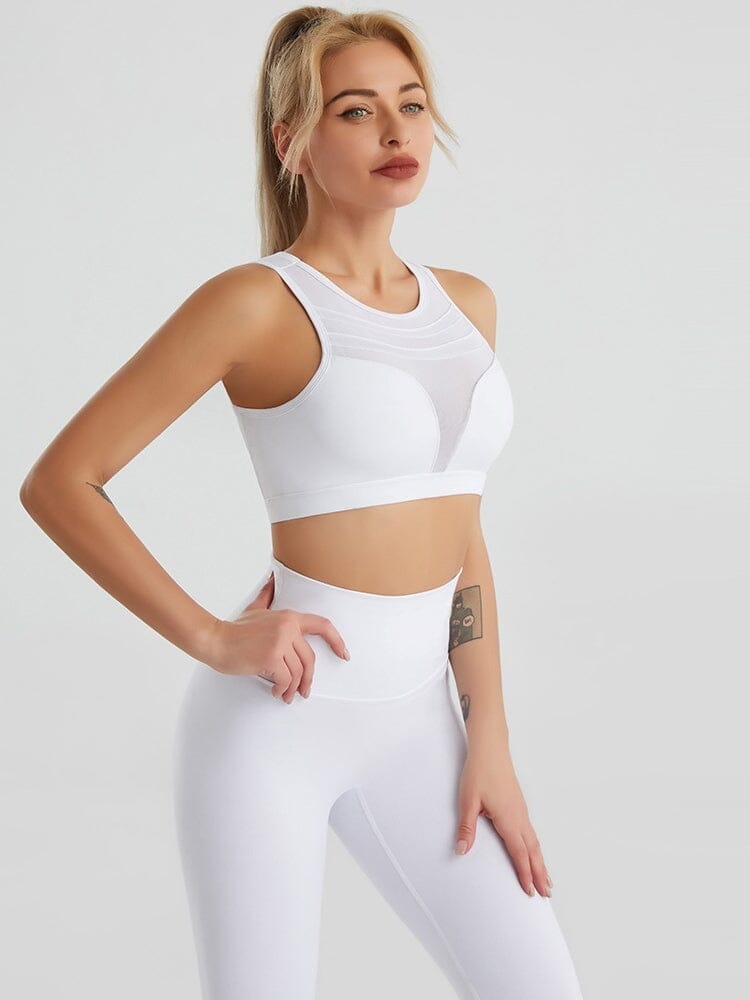 Brassière Sport Transparence Maille | Yogaova