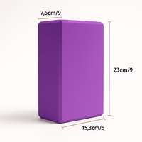 brique yoga violet