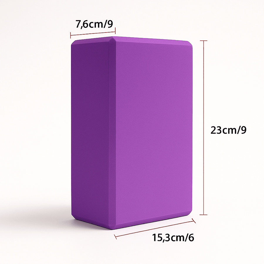 brique yoga violet