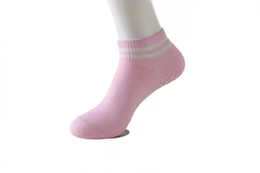 Chaussettes de Yoga Bicolores à Rayures