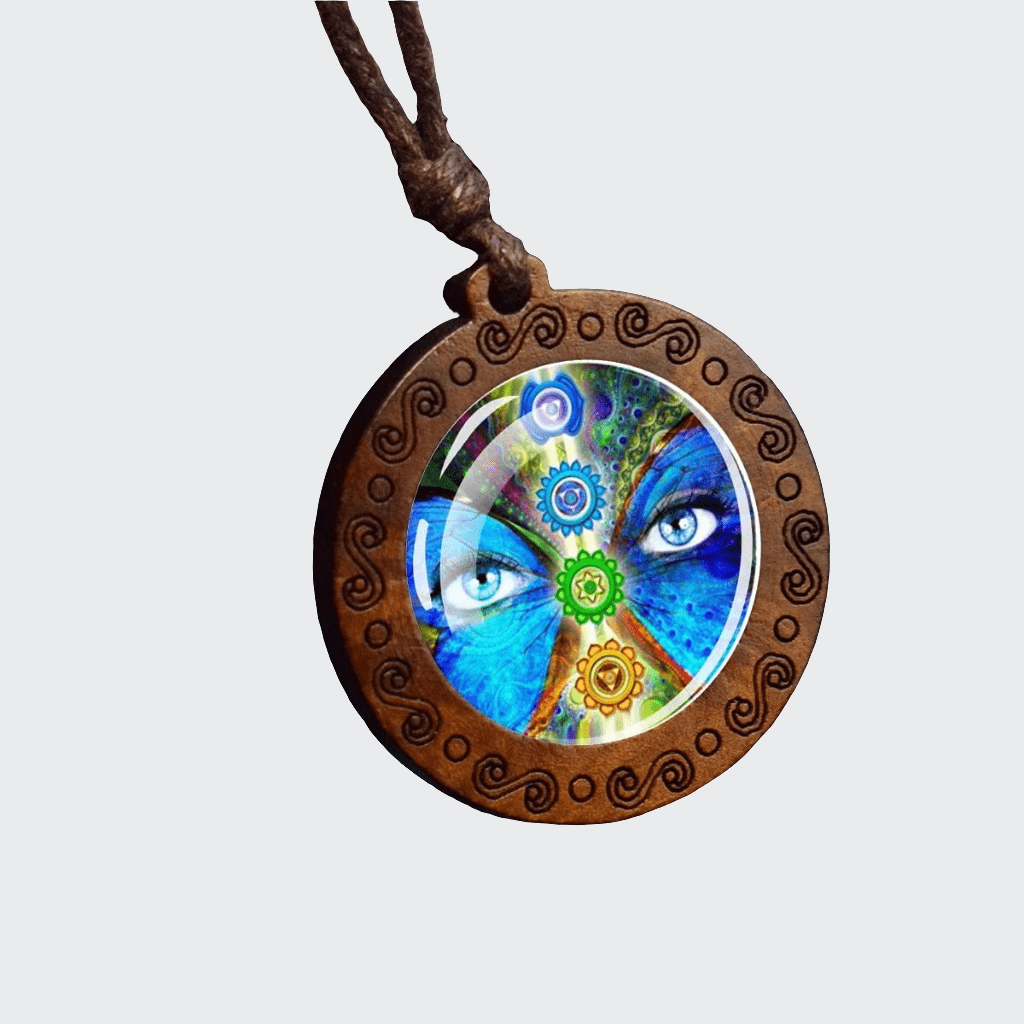 Collier 7 Chakras Pendentif Zen