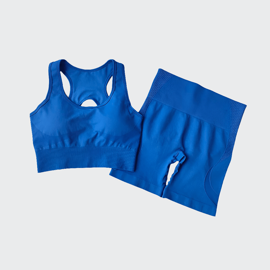 Combinaison de Yoga Été Dos Croisé