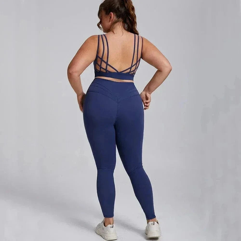 Combinaison de Yoga Grande Taille Design Fil