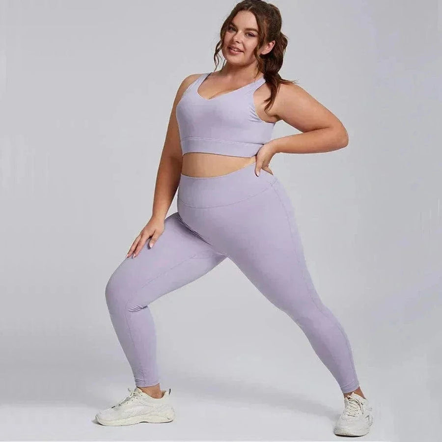 Combinaison de Yoga Grande Taille Design Fil