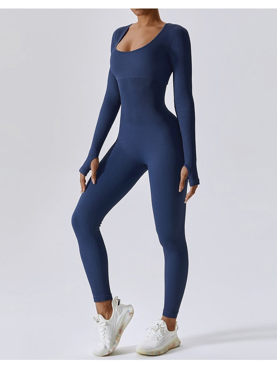 Combinaison Fitness Manches Longues | Yogaova