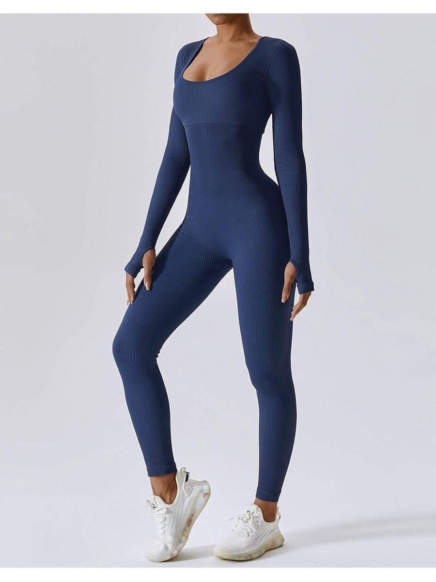 Combinaison Fitness Manches Longues | Yogaova
