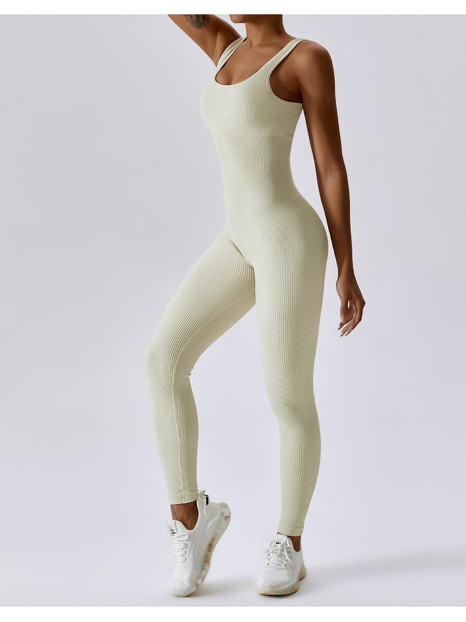 Combinaison Fitness Sans Manche | Yogaova