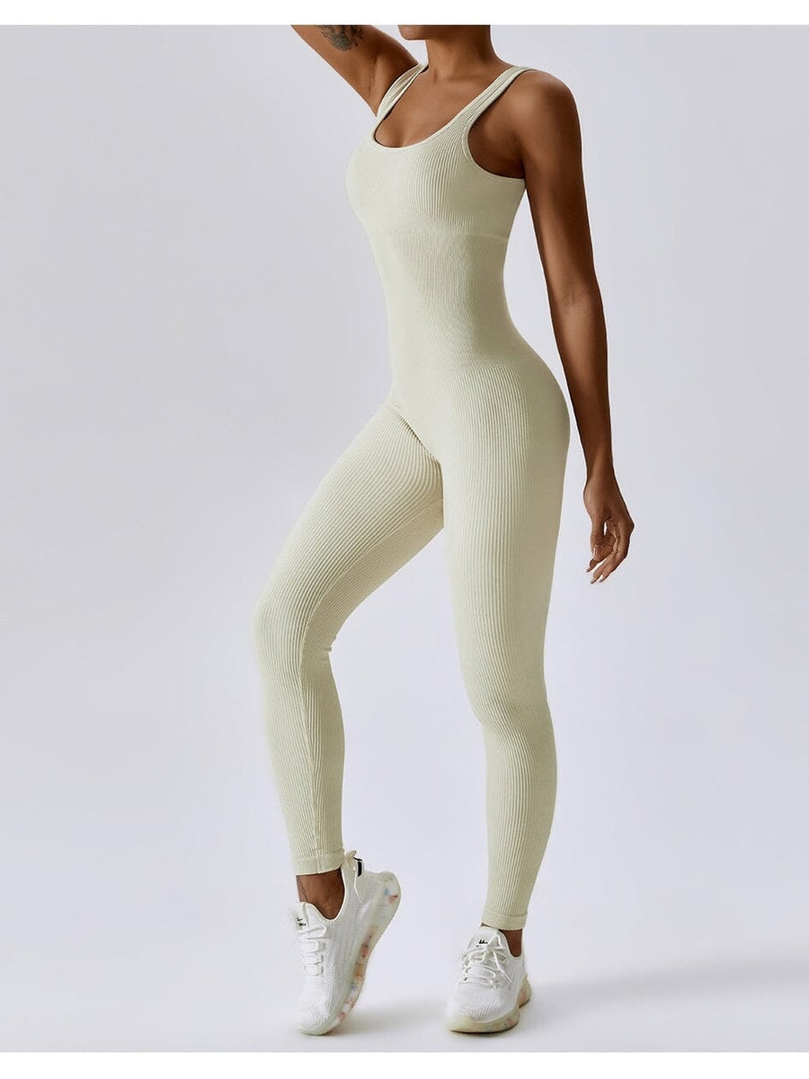 Combinaison Fitness Sans Manche | Yogaova