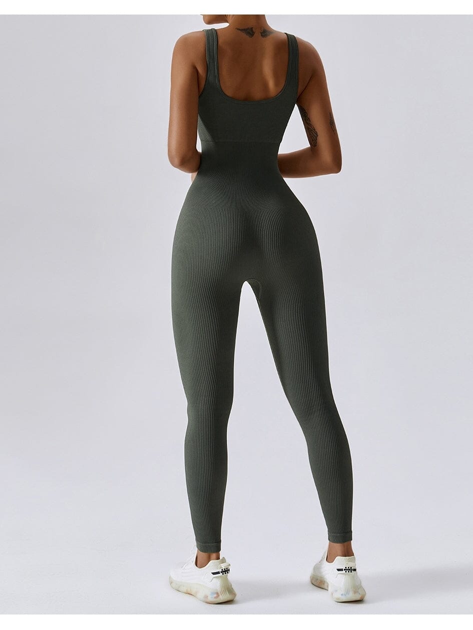 Combinaison Fitness Sans Manche | Yogaova